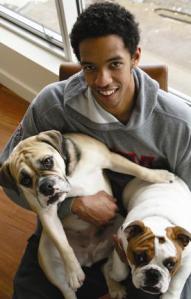 Channing Frye's face would look great in a Nuggets' team photo, and his dogs would look great in Wash Park.
